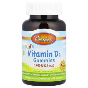 Carlson, Kids D3, 60 марм (60 порций)
