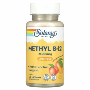 Solaray, Methyl B-12, 60 ΠΏΠ°ΡΡΠΈΠ»ΠΎΠΊ (60 ΠΏΠΎΡΡΠΈΠΉ)