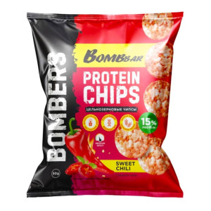 BOMBBAR, Чипсы цельнозерновые протеиновые, 50 г